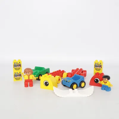 Byggesæt (Rød, Gul, Blå) fra LEGO