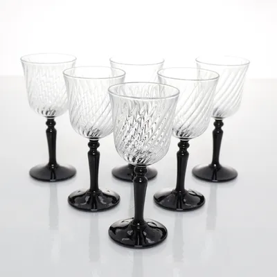 Likørglas (Sort, Transparent)