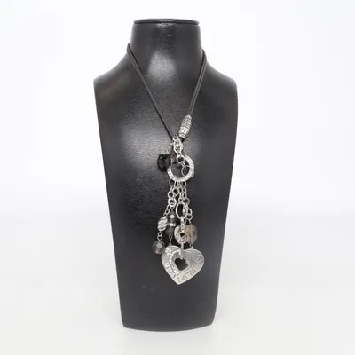 Necklace (Black, Silver) from Schmuck Art Unknown metal
