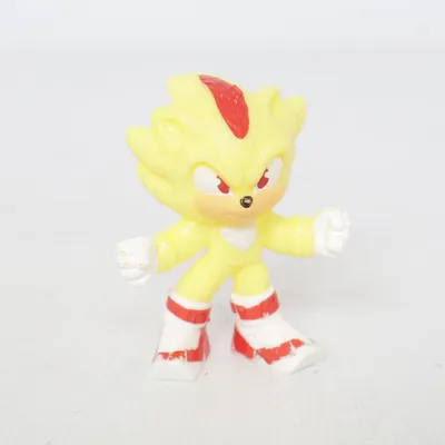 Leksaksfigur (Gul, Röd, Vit) från sonic the hedgehog