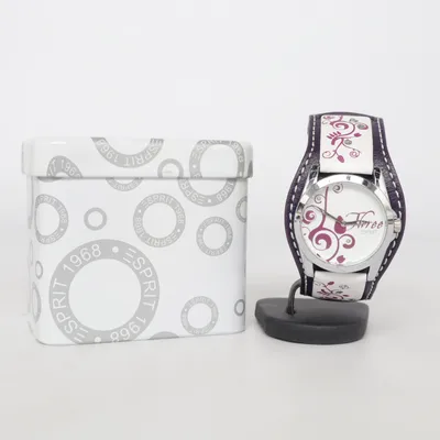Polshorloge (Wit, Lila) van ESPRIT
