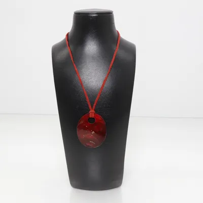 Halsband (Röd) Okänd metall