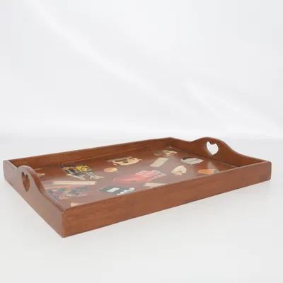 Tray (Brown, Multicolored)