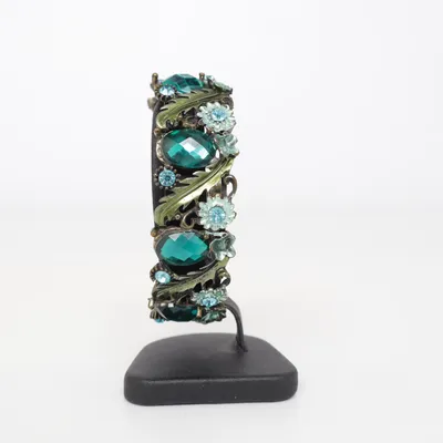 Armband (Bruin, Turquoise) Onbekend materiaal