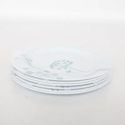 Assiette (Bleu, Blanc)