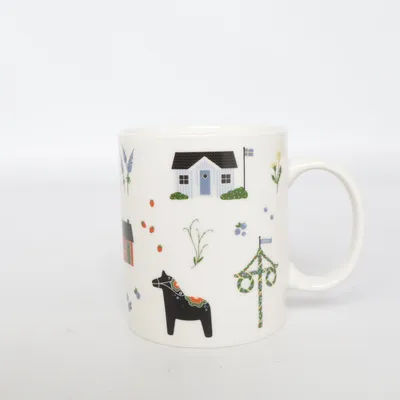 Mugg (Vit, Flerfärgad) från Åhléns