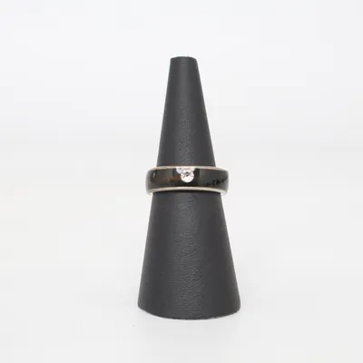Bague (Noir, Argent) de Topmodel Métal inconnu