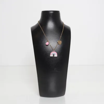 Necklace (Gold, Multicolored) Unknown metal