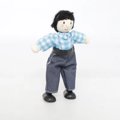 Poupée (Bleu, Blanc, Noir) de Le Toy Van