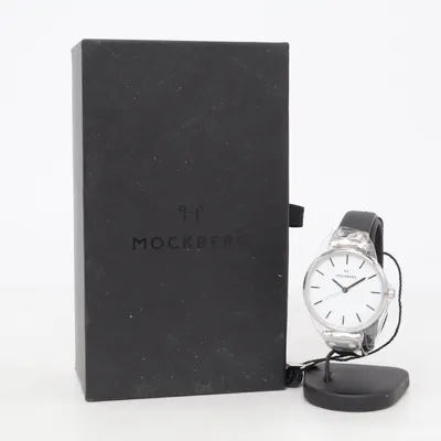 Montre (Noir, Blanc, Argent) de Mockberg