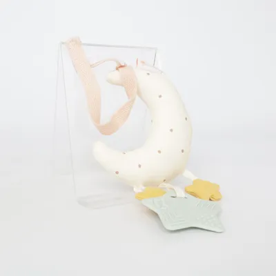Jouet pour bébé (Beige, Jaune, Bleu)