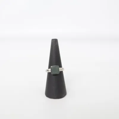 Signetring (Sølv, Sort) fra Skagen Rustfritstål