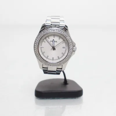 Armbandsur (Silverfärgad, Vit) från Fossil