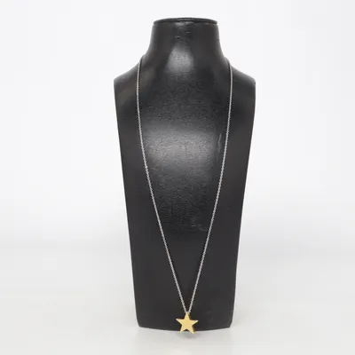 Halskette (Silber, Gold) von Edblad Unbekanntes Metall