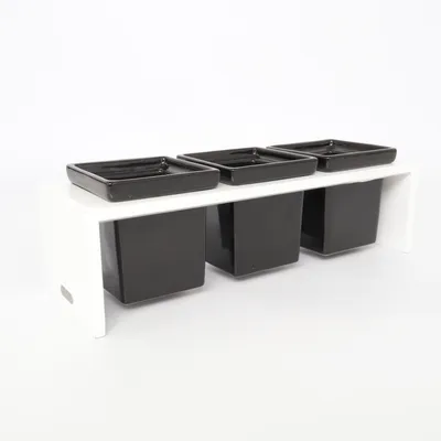 Herb pot (Black, White) from Trip Trap Denmark