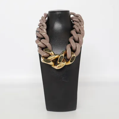Halsband (Grå, Guldfärgad) från Vanessa Baroni Okänd metall