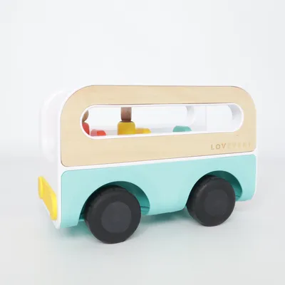 Legetøjsbil (Beige, Grøn, Sort) fra Lovevery