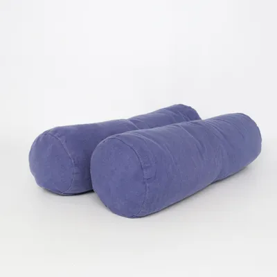 Sierkussen (Blauw) van Norrgavel Dons, Linnen