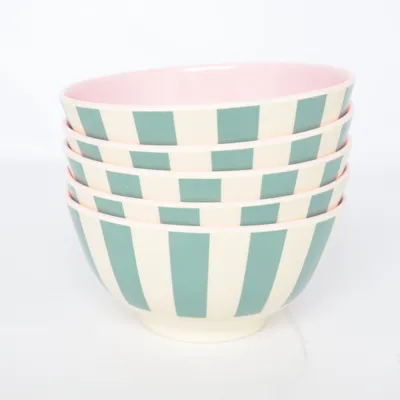 Bol (Rose, Vert, Beige) de Rice