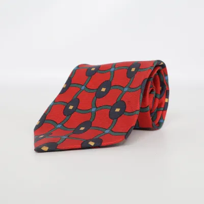 Tie (Red, Multicolored) from Church's Silk