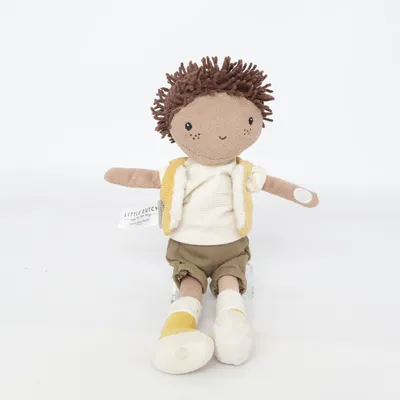 Dukke (Brun, Hvid, Gul) fra Little Dutch Bomuld, Polyester