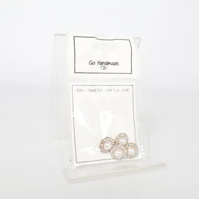 Buttons (Diamond Pearl) from Go Handmade