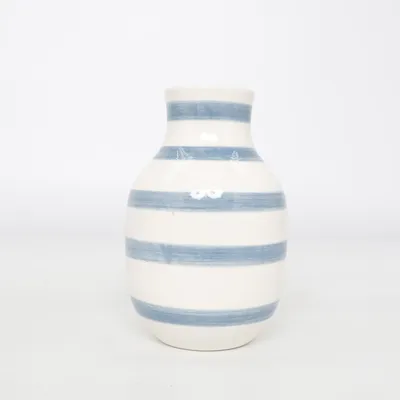 Vase (Blanc, Bleu) de Kähler