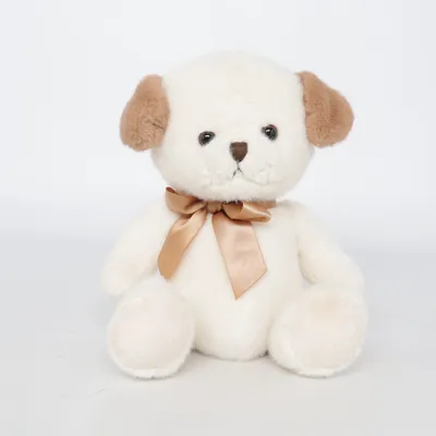 Krammedyr (Hvid, Brun) fra Teddykompaniet Polyester