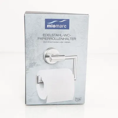 Toiletrolhouder (Zilver) van Miomare