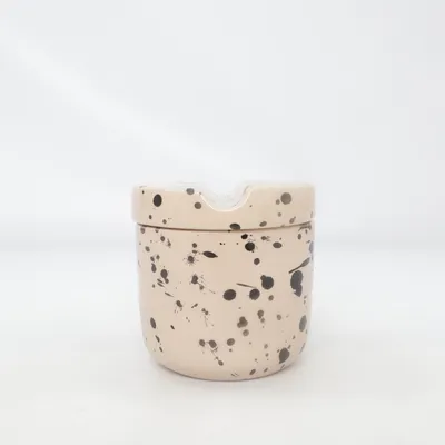 Sockerskål (Beige, Svart, Flerfärgad)