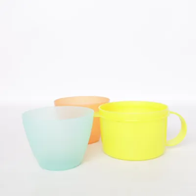 Becher (Gelb, Blau) von Tupperware