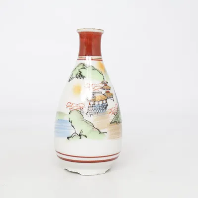 Vase (White, Multicolored)