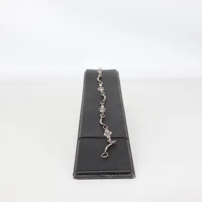 Bracelet de cheville (Argent, Rose) Métal inconnu