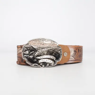 Ceinture (Marron) de Harley Davidson Cuir