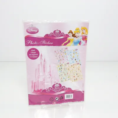 Klistermärken (Rosa) från Disney Princess