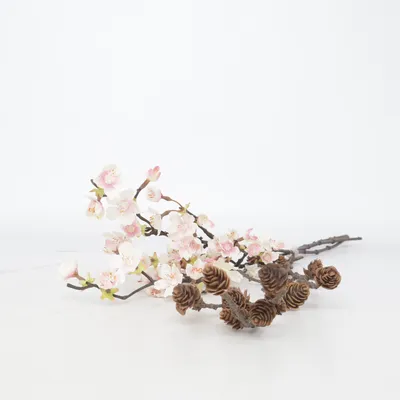 Plante artificielle (Blanc, Rose, Marron)