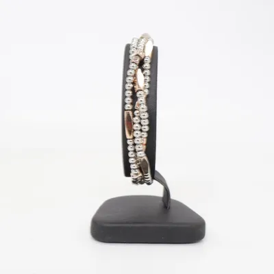 Armband (Silverfärgad, Guldfärgad) från Fossil Okänd metall