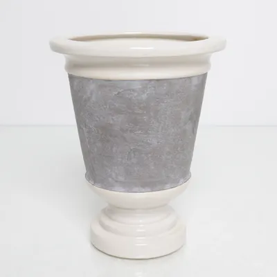 Vase (Grå, Hvid)