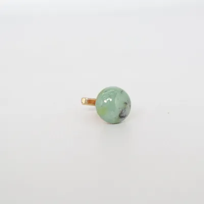 Boutons de manchette (Vert, Or) Métal inconnu