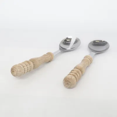 Saladebestek (Zilver, Bruin) van Rosteret