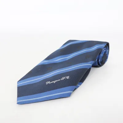 Tie (Blue, Black) from Rangers Polyester