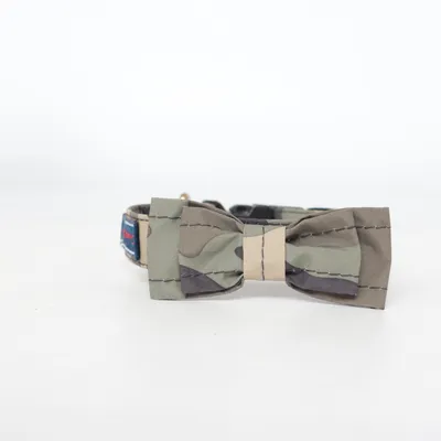 Hundehalsband (Grün, Beige, Schwarz) von Gustaf & Evita