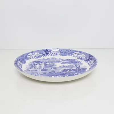 Plate (White, Blue) from Spode