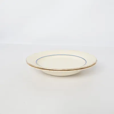 Bord (Beige, Blauw, Goud) van Rörstrand