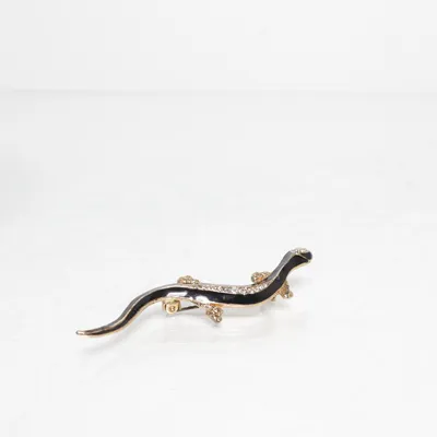 Broche (Zwart, Goud) Onbekend materiaal