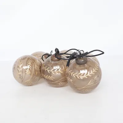 Julgranspynt (Brun, Guldfärgad)