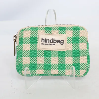 Portemonnaie (Grün, Weiß) von Hindbag