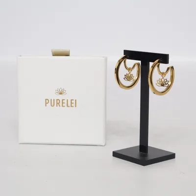 Örhängen (Guldfärgad) från Purelei Okänd metall
