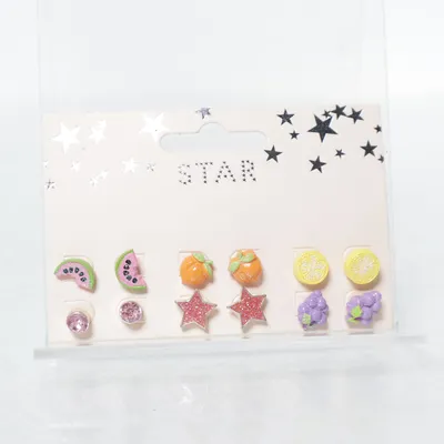 Örhängen (Flerfärgad) från Star Okänd metall