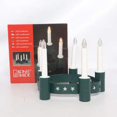 Elektrisk adventsljusstake (Lucia Crown) från Konst Smide